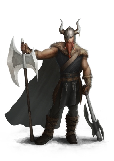 Warriors of Badelgard are known for their large stature and immense strength.